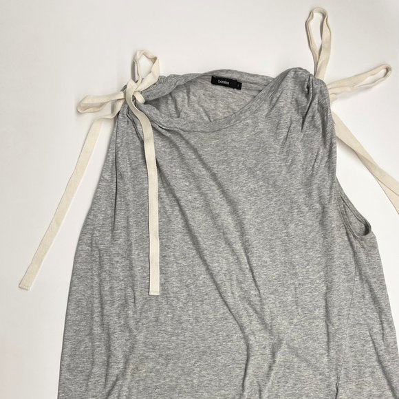 bassike Tops - 5- bassike Grey Tank Top